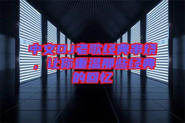 中文DJ老歌經典串燒，讓你重溫那些經典的回憶