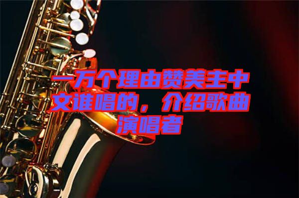 一萬個理由贊美主中文誰唱的，介紹歌曲演唱者
