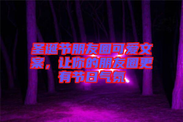 圣誕節朋友圈可愛文案，讓你的朋友圈更有節日氣氛