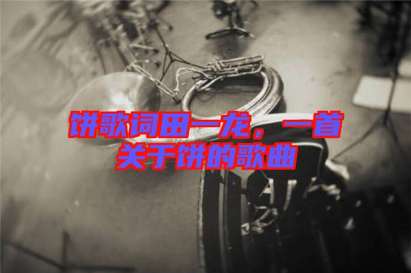 餅歌詞田一龍，一首關(guān)于餅的歌曲