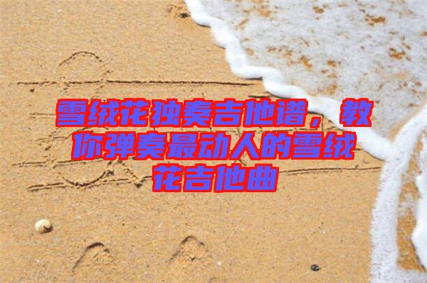 雪絨花獨奏吉他譜，教你彈奏最動人的雪絨花吉他曲