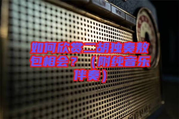 如何欣賞二胡獨(dú)奏敖包相會(huì)？（附純音樂伴奏）