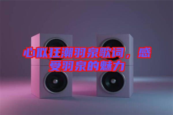 心似狂潮羽泉歌詞，感受羽泉的魅力
