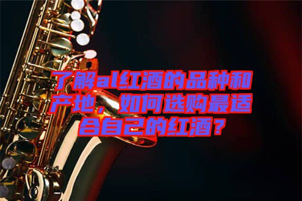 了解al紅酒的品種和產(chǎn)地，如何選購最適合自己的紅酒？